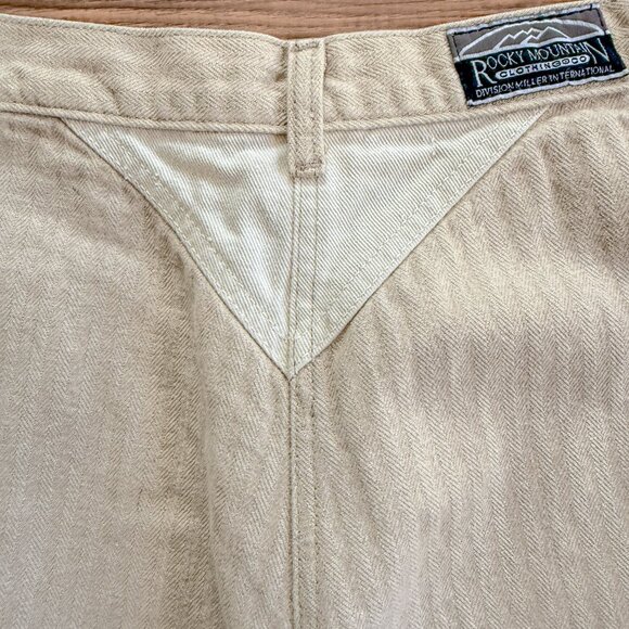 Vintage Rockies Highrise Wheat Beige Pinstripe Western Yoke Jeans (11/12) - Picture 10 of 11